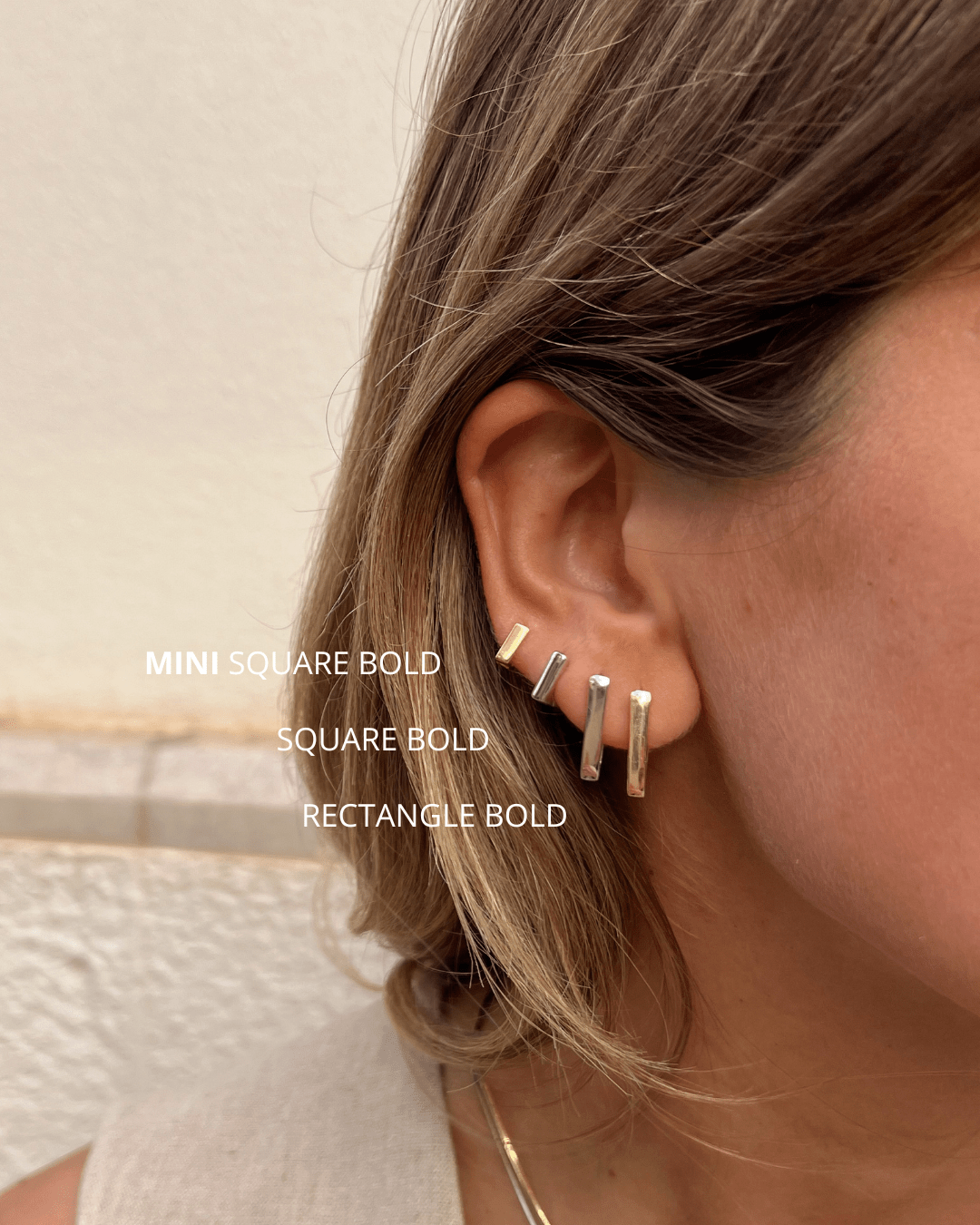 heylove PENDIENTES PENDIENTES SQUARE BOLD