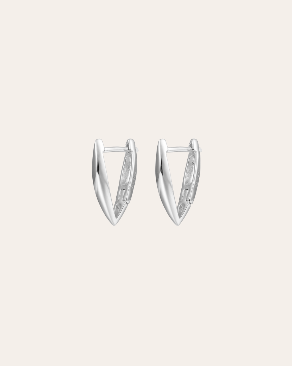 heylove PENDIENTES PENDIENTES TRIANGLE HOOPS 14/16/20 MM