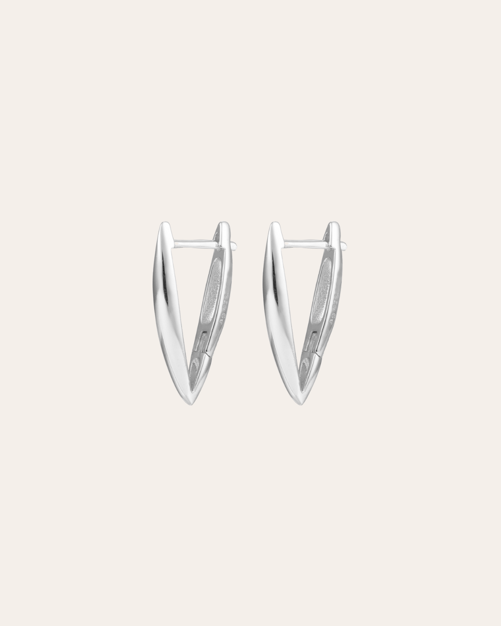 heylove PENDIENTES PENDIENTES TRIANGLE HOOPS 14/16/20 MM