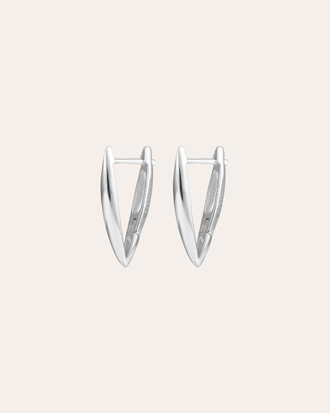 heylove PENDIENTES PENDIENTES TRIANGLE HOOPS 14/16/20 MM