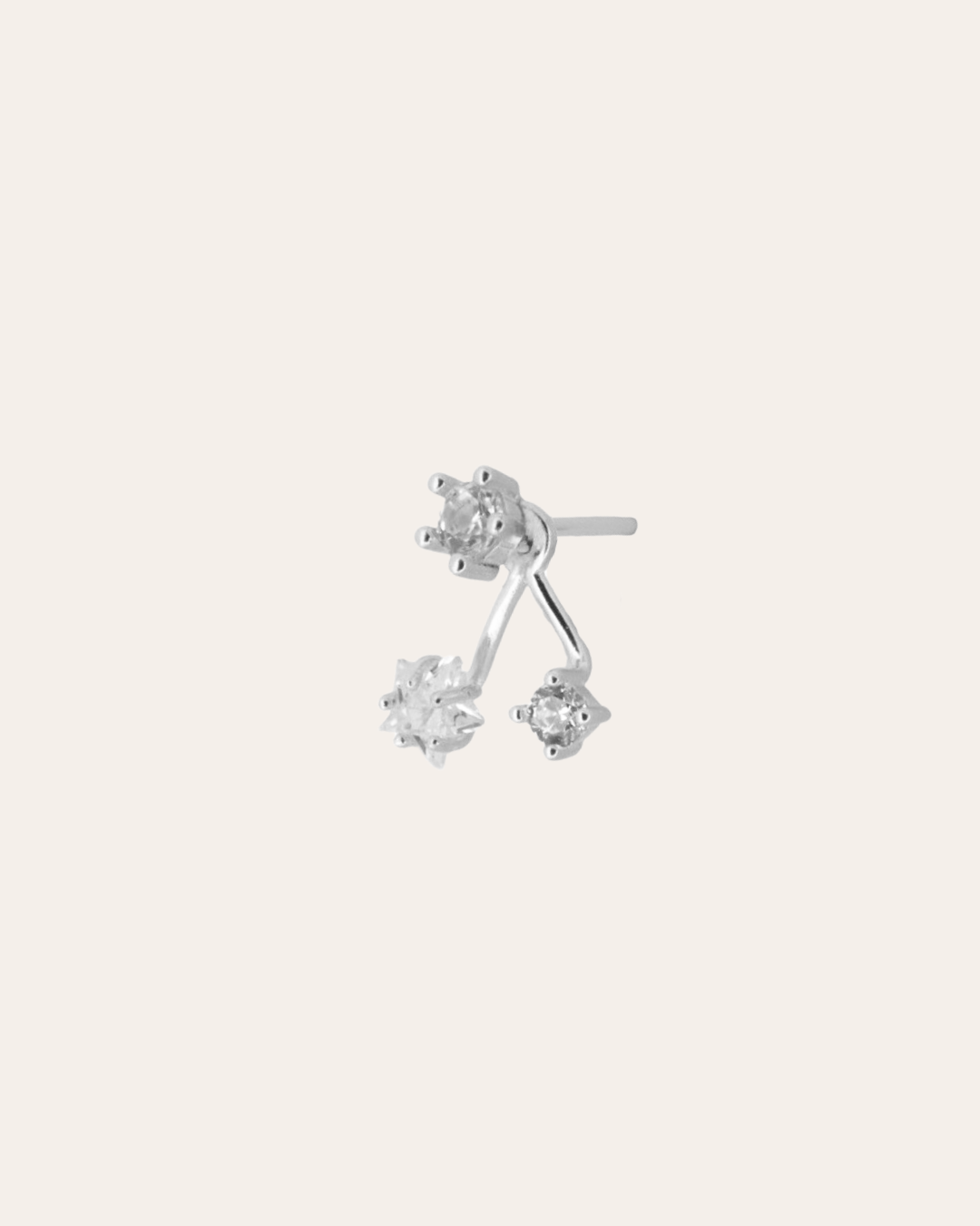 heylove PENDIENTES PENDIENTES TRIPLE CZ