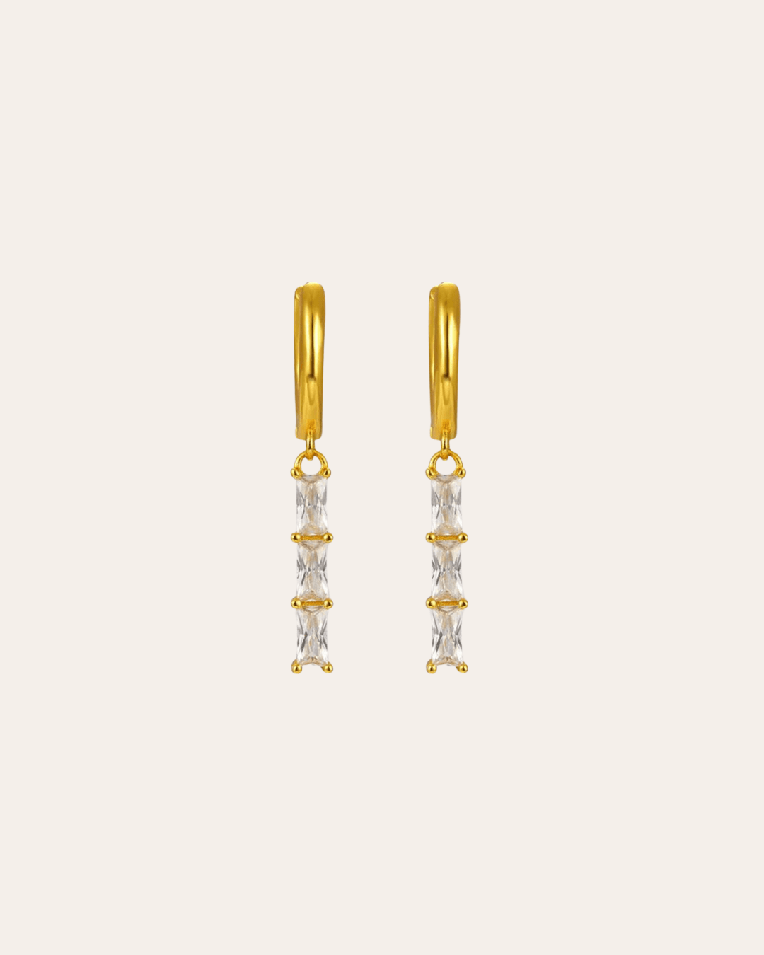 heylove PENDIENTES PENDIENTES TRIPLE REVASSER HOOPS