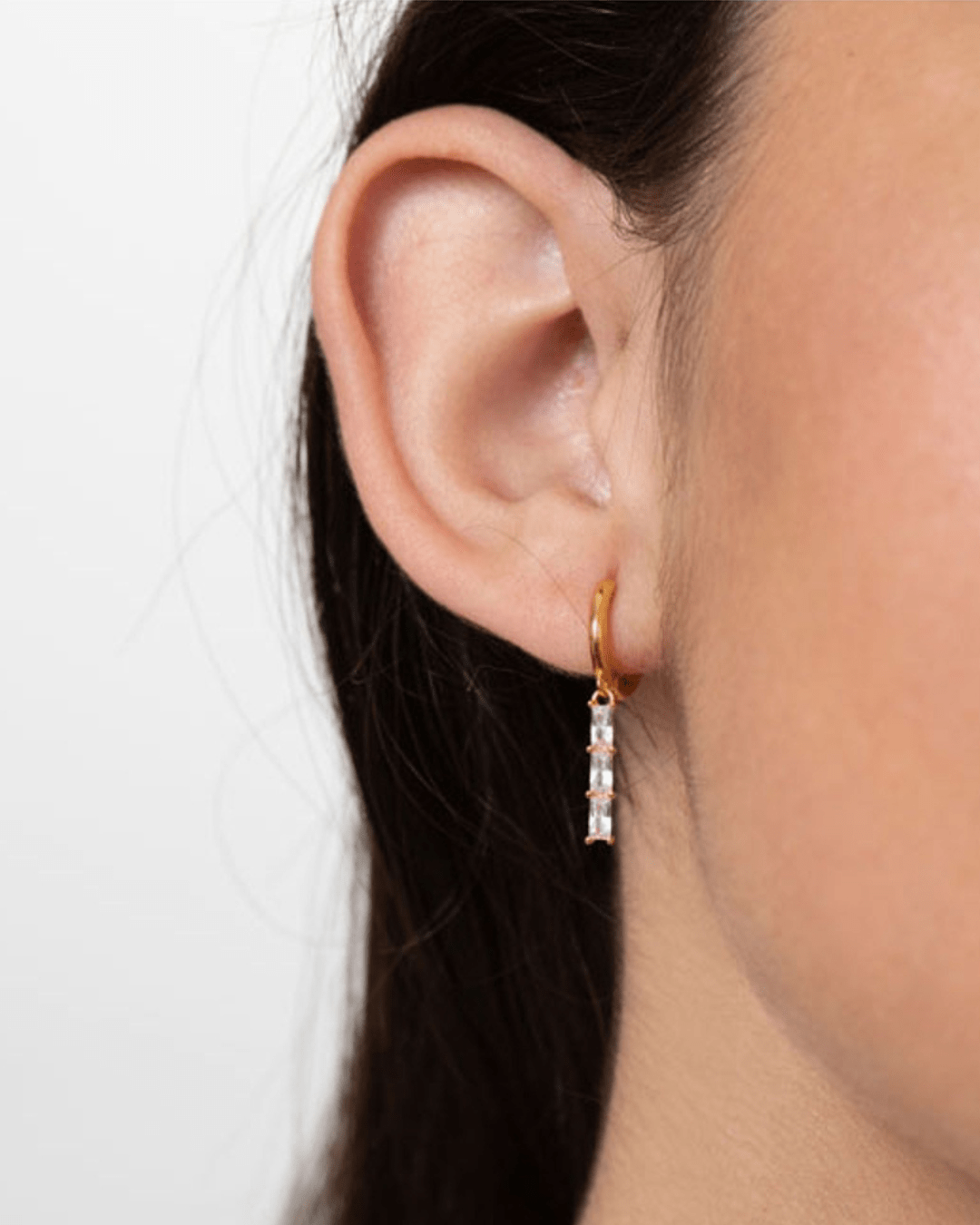 heylove PENDIENTES PENDIENTES TRIPLE REVASSER HOOPS