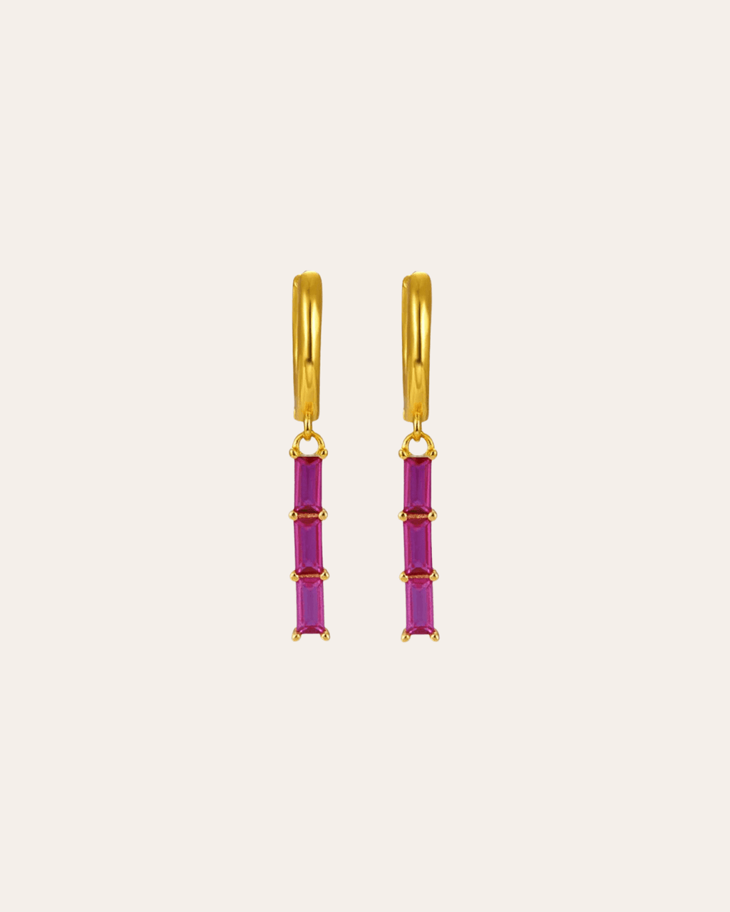 heylove PENDIENTES PENDIENTES TRIPLE REVASSER HOOPS