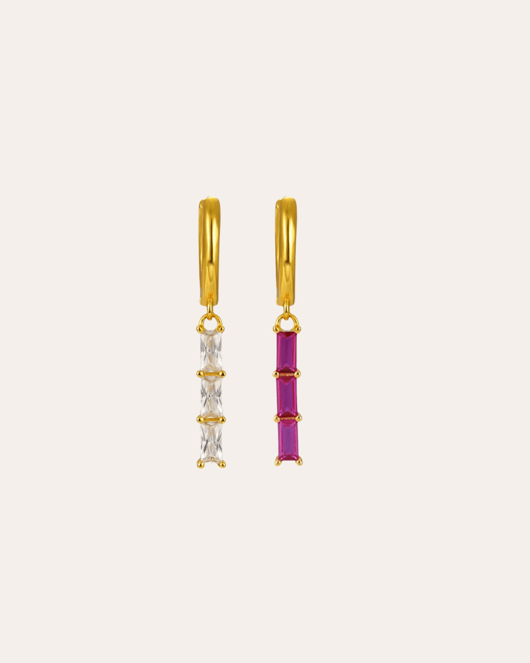 heylove PENDIENTES PENDIENTES TRIPLE REVASSER HOOPS