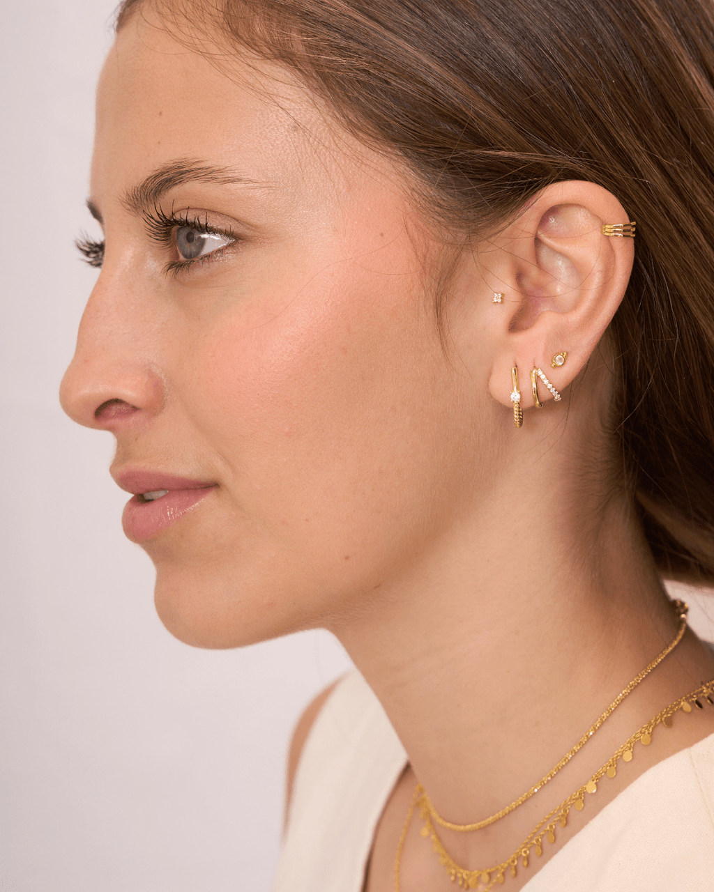 heylove PENDIENTES PENDIENTES VINTAGE RECTANGLE HOOPS