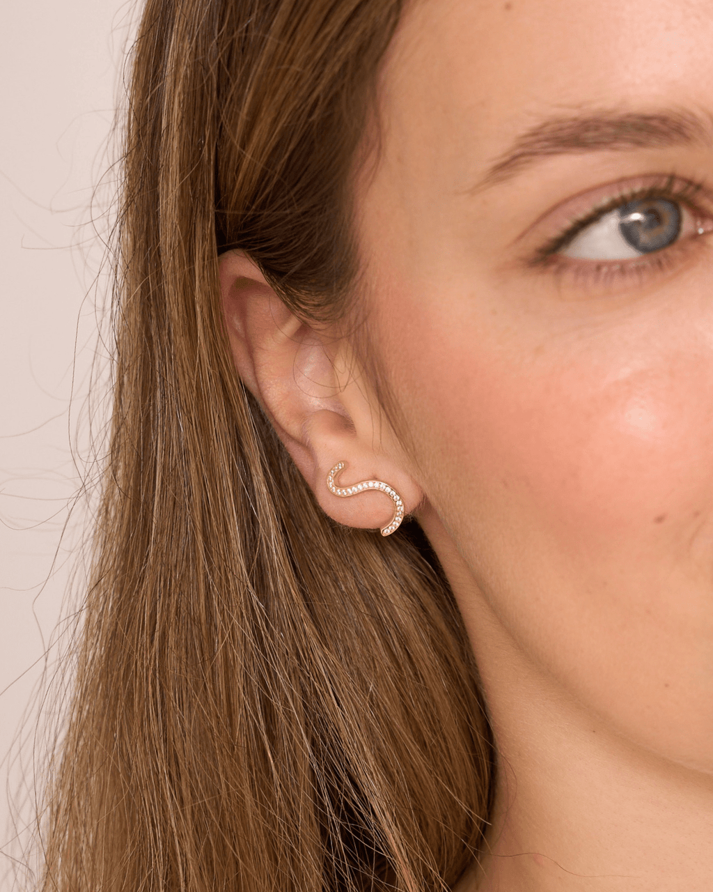heylove PENDIENTES PENDIENTES WAVE CZ