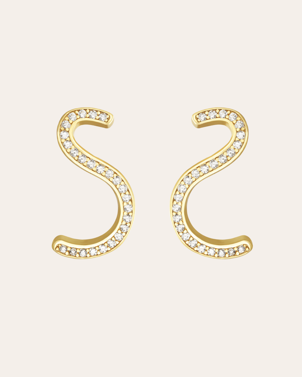 heylove PENDIENTES PENDIENTES WAVE CZ