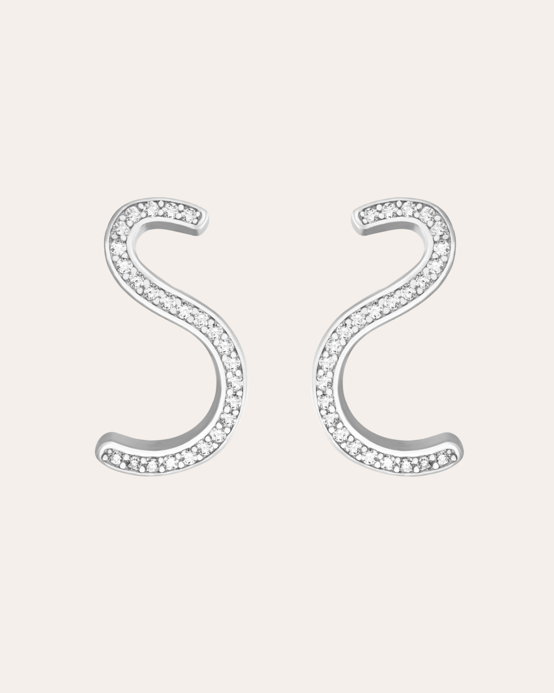 heylove PENDIENTES PENDIENTES WAVE CZ