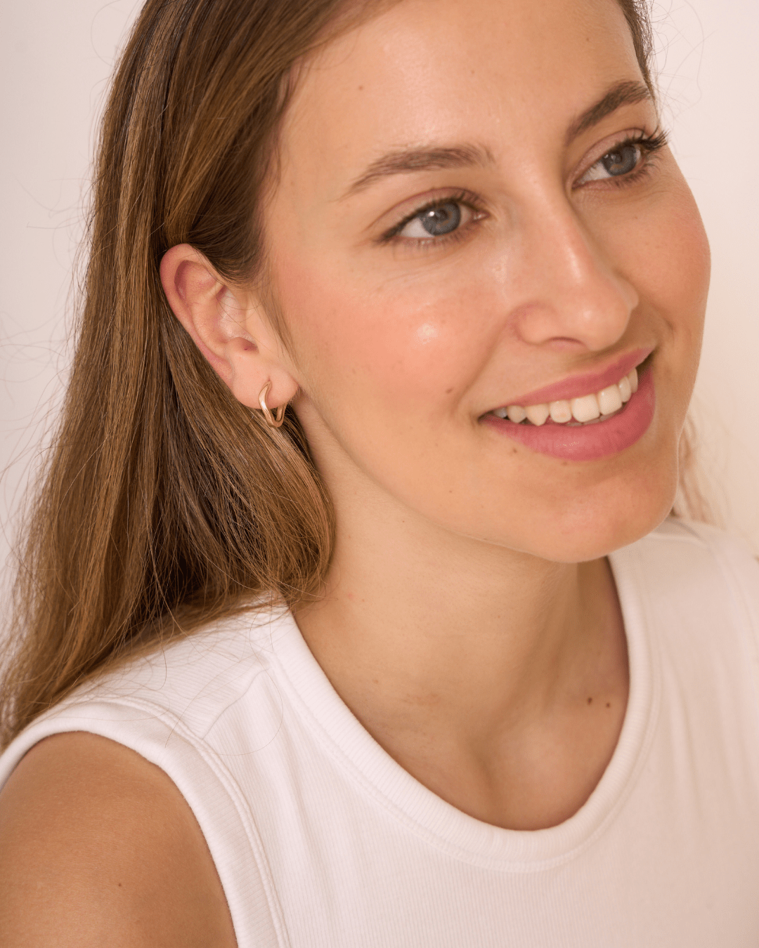 heylove PENDIENTES PENDIENTES WAVE HOOP