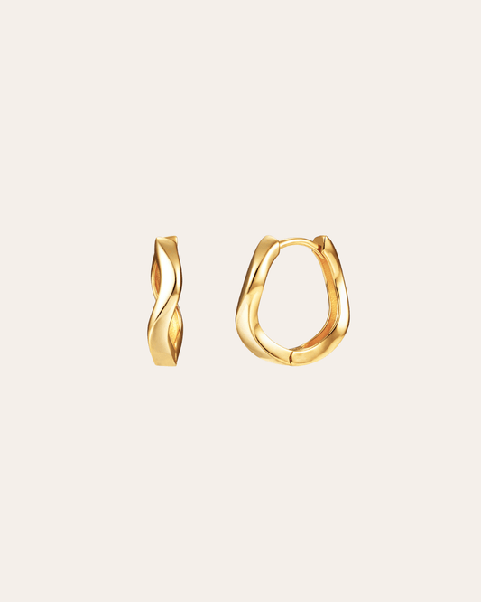 PENDIENTESheylovePENDIENTES WAVE HOOPS | HEYLOVE