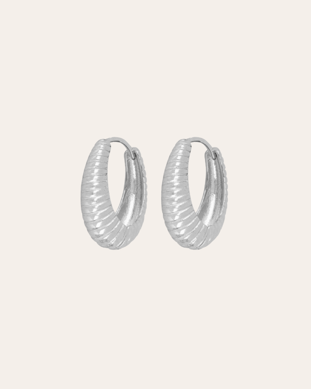 heylove PENDIENTES PENDIENTES WILD SAND HOOPS 20 MM