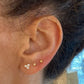 heylove PENDIENTES PIERCING MINI RUBIK CZ