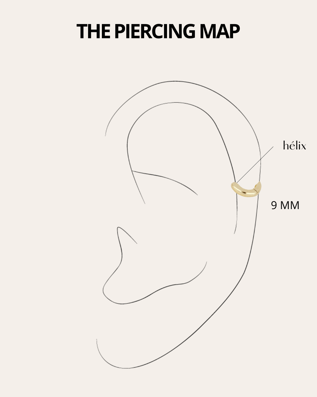 PIERCINGheylovePENDIENTES MINI ARITO 9 MM | HEYLOVE