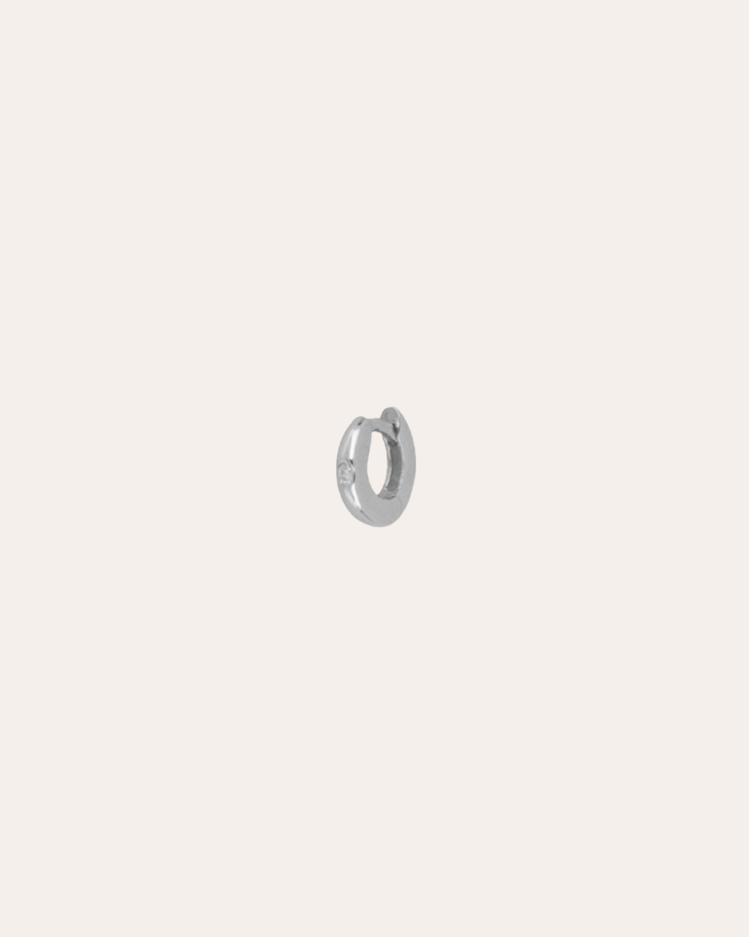PIERCINGheylovePENDIENTES EXTRA MINI HOOPS DOT 8 MM | HEYLOVE