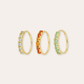 heylove PIERCING PENDIENTES MINI THIN CZ HOOPS