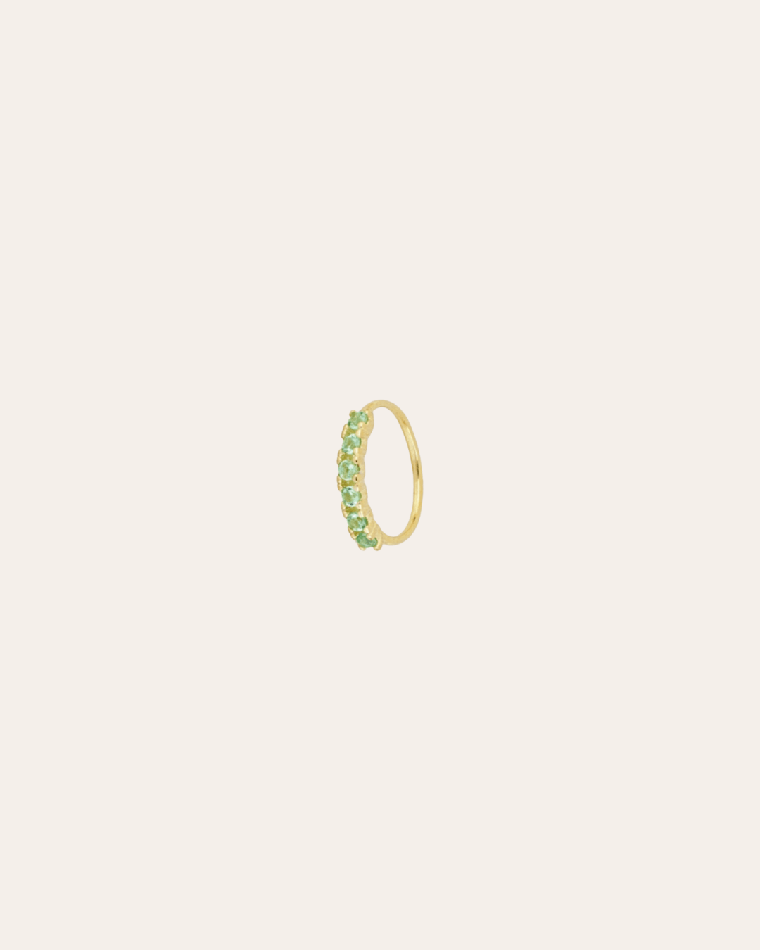 heylove PIERCING PENDIENTES THIN CZ HOOPS 10 MM