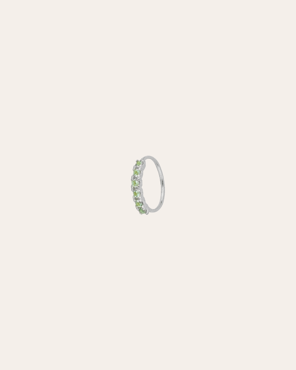 heylove PIERCING PENDIENTES THIN CZ HOOPS 10 MM