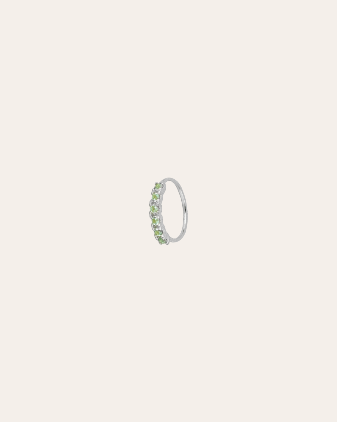 heylove PIERCING PENDIENTES THIN CZ HOOPS 10 MM