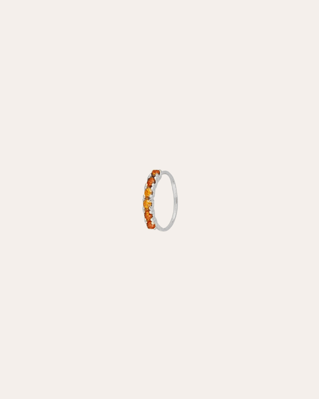 heylove PIERCING PENDIENTES THIN CZ HOOPS 10 MM