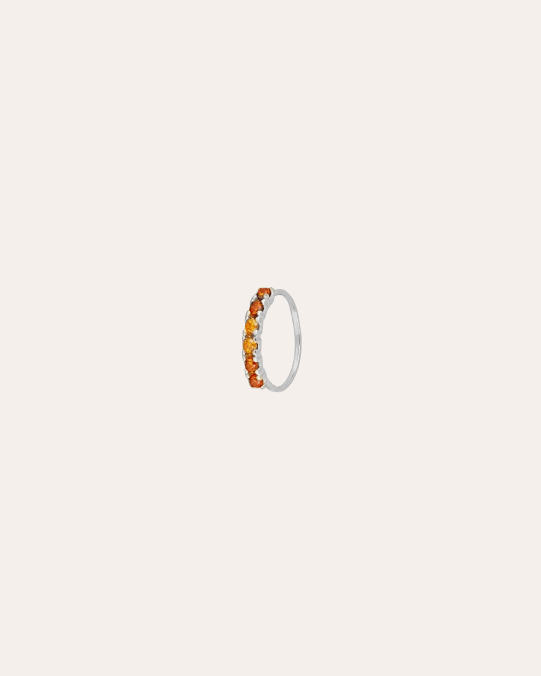 heylove PIERCING PENDIENTES THIN CZ HOOPS 10 MM