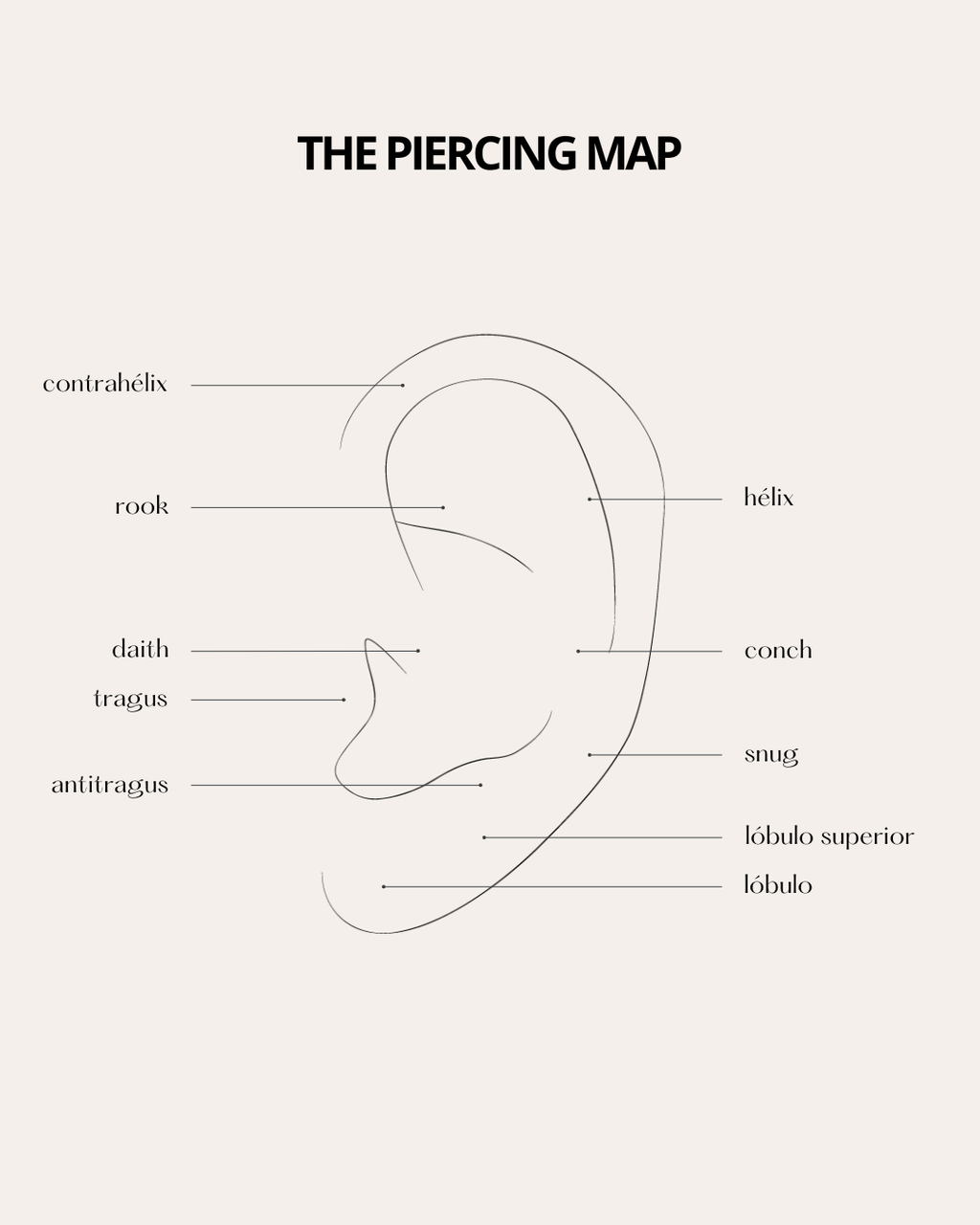 heylove PIERCING PIERCING BASIC HOOP