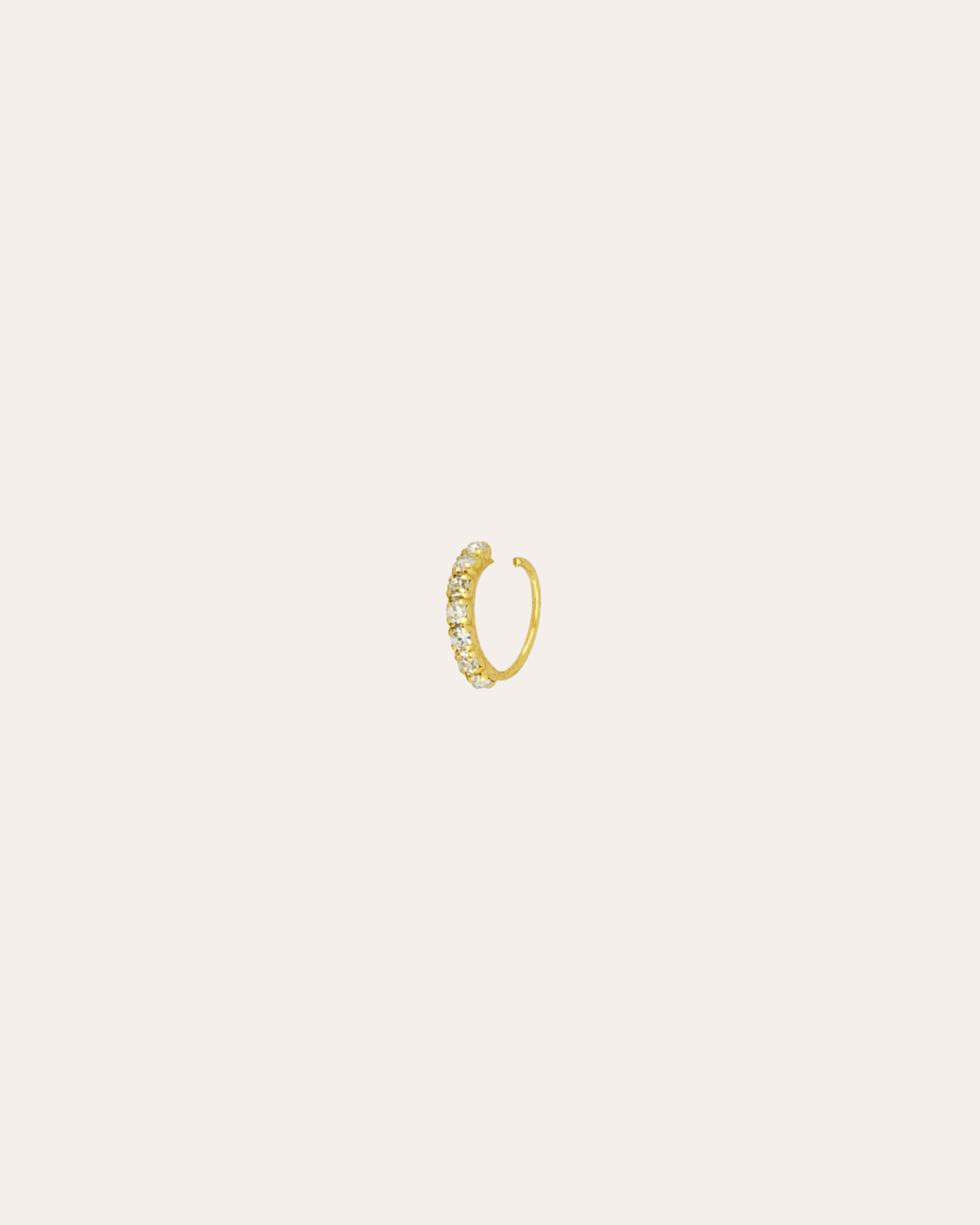 heylove PIERCING PIERCING MINI THIN CZ HOOP 8 MM
