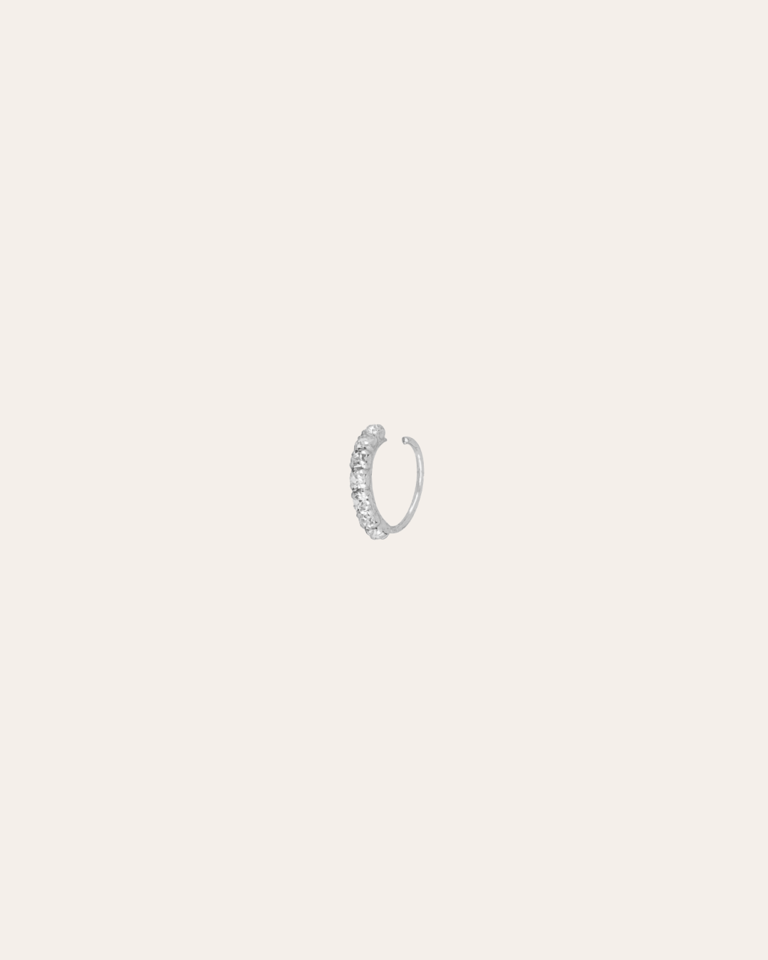heylove PIERCING PIERCING MINI THIN CZ HOOP 8 MM