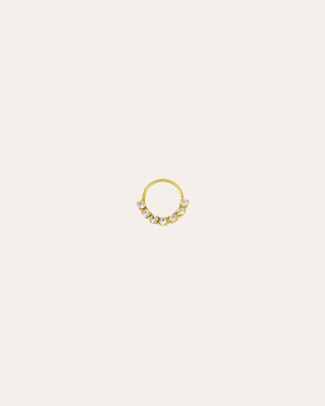 heylove PIERCING PIERCING MINI THIN CZ HOOP LATERAL