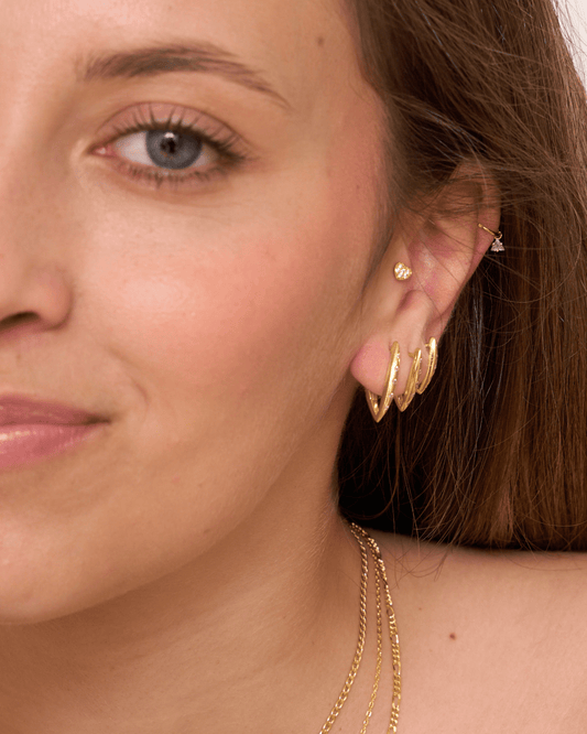 heylove PIERCING PIERCING TRIANGLE CZ HOOP