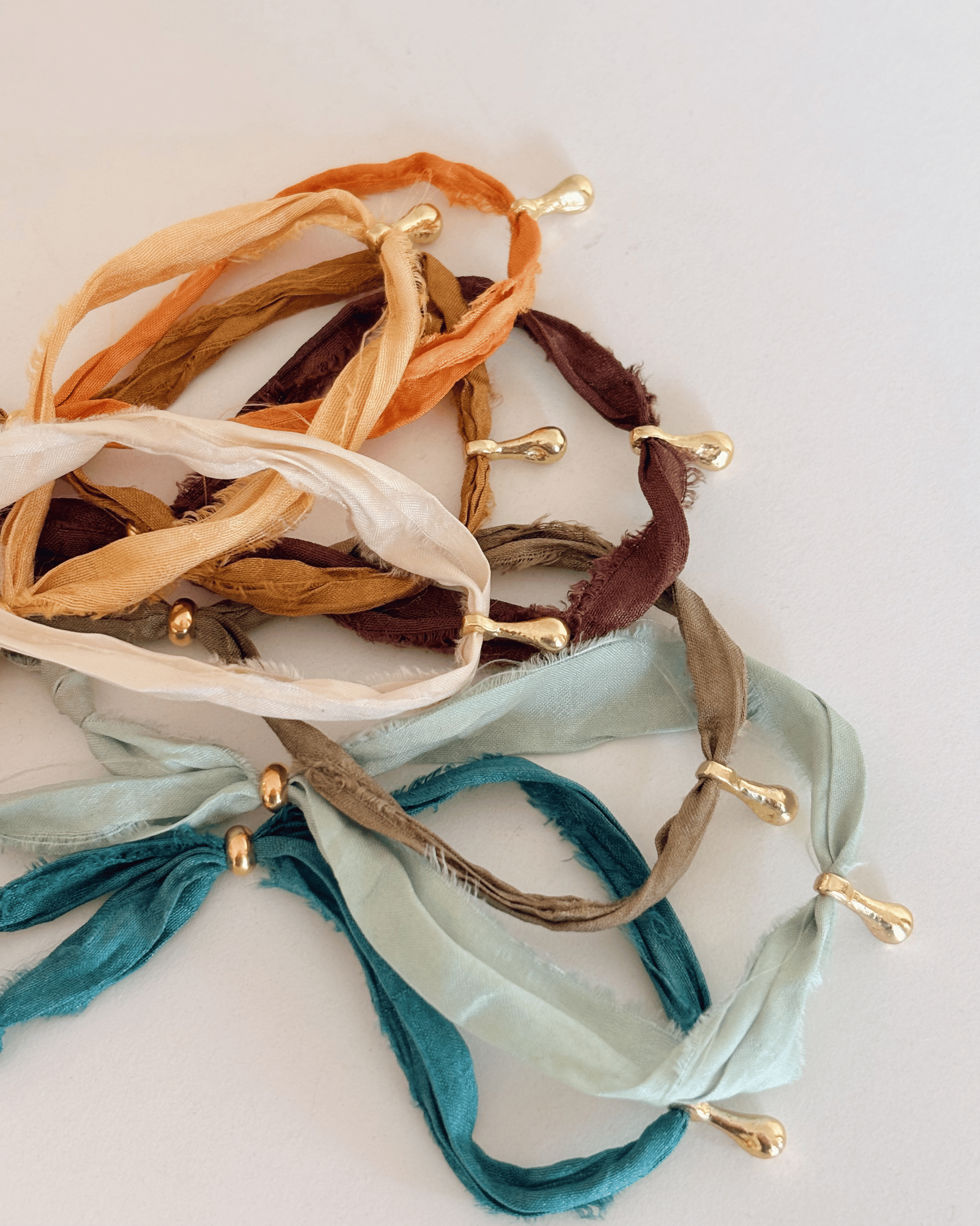 heylove PULSERAS PULSERA DE SEDA AJUSTABLE