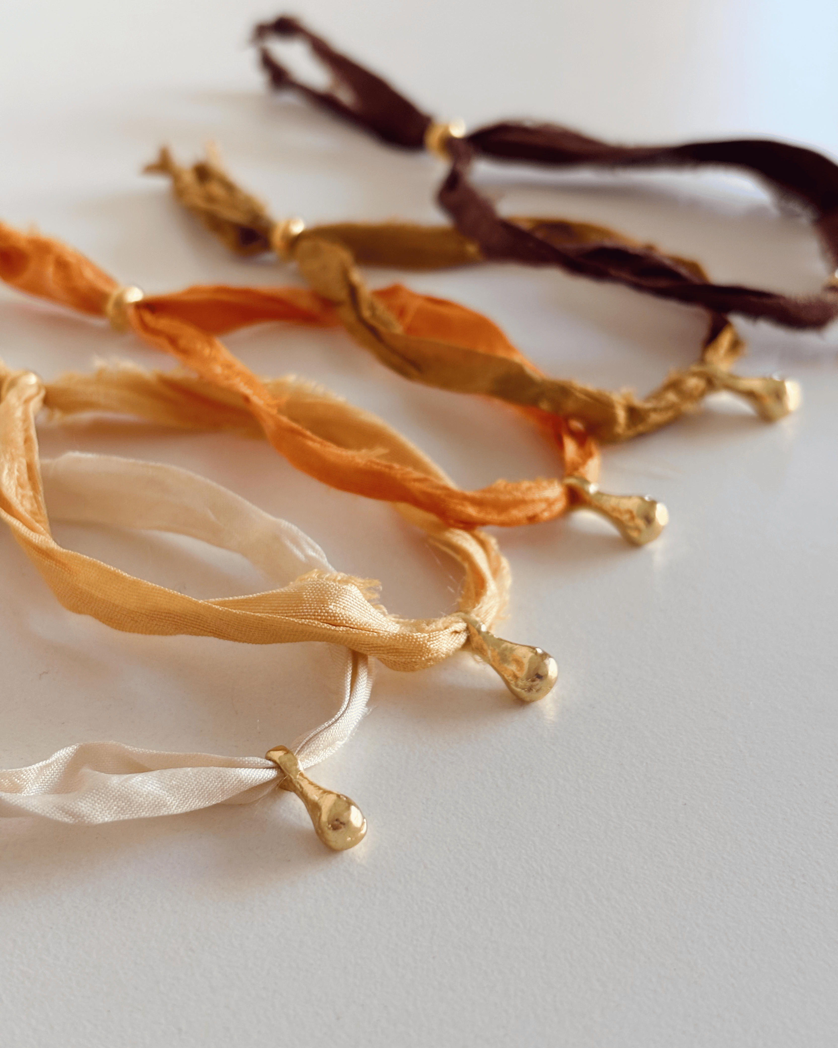 heylove PULSERAS PULSERA DE SEDA AJUSTABLE