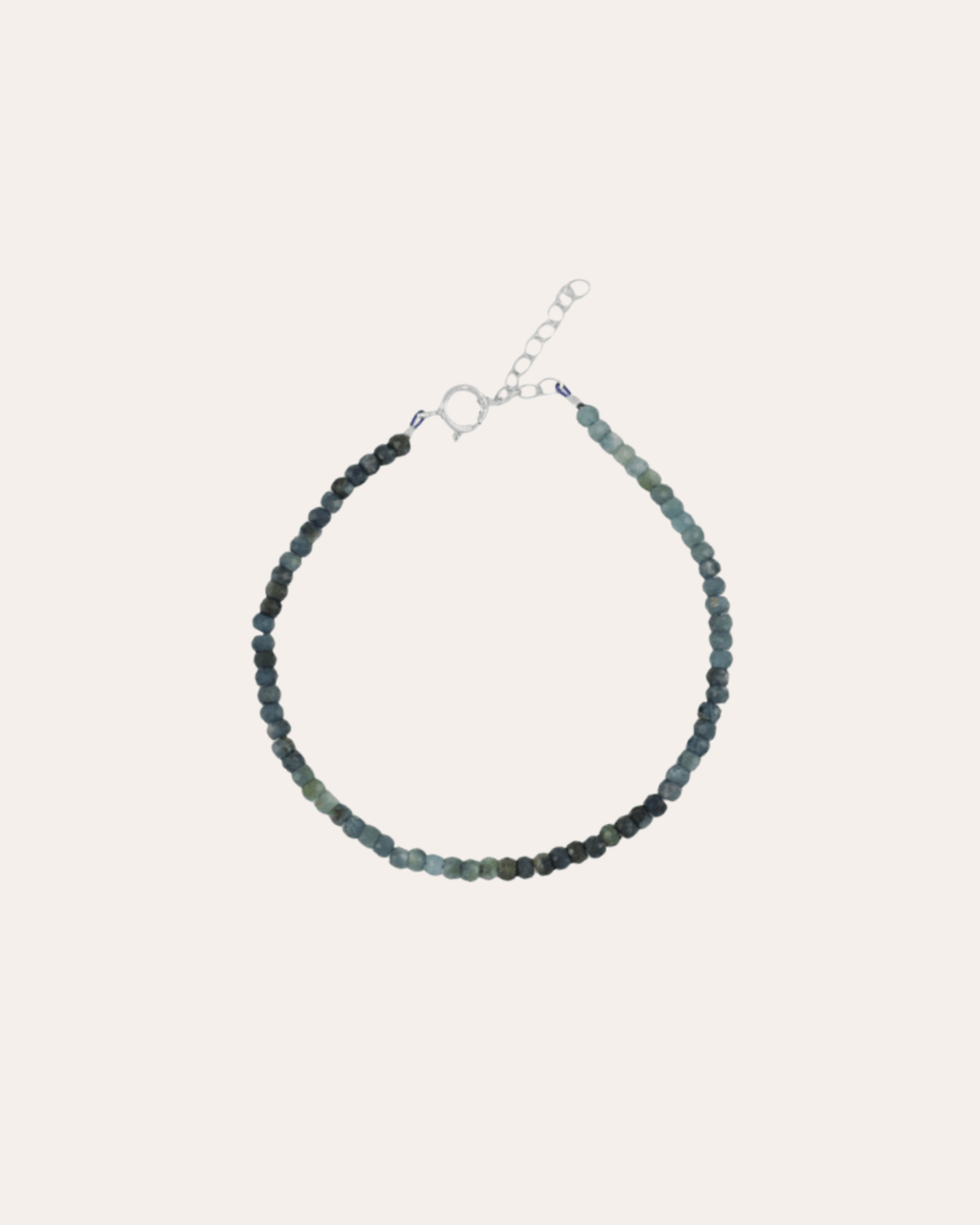 heylove PULSERAS PULSERA MINERAL TURMALINA AZUL 2/3 MM
