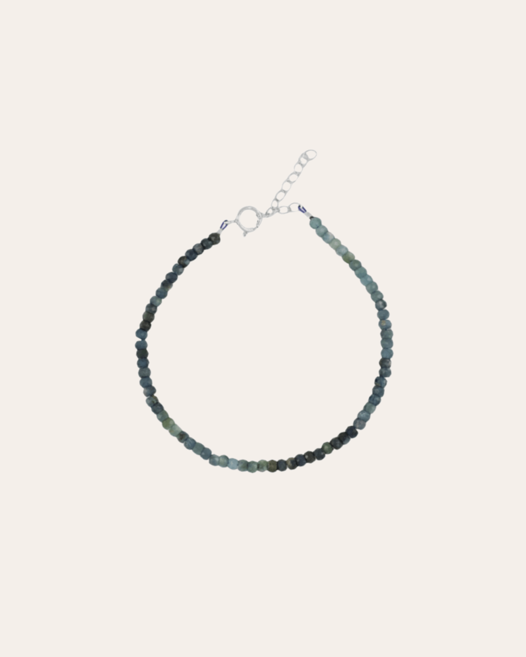 heylove PULSERAS PULSERA MINERAL TURMALINA AZUL 2/3 MM