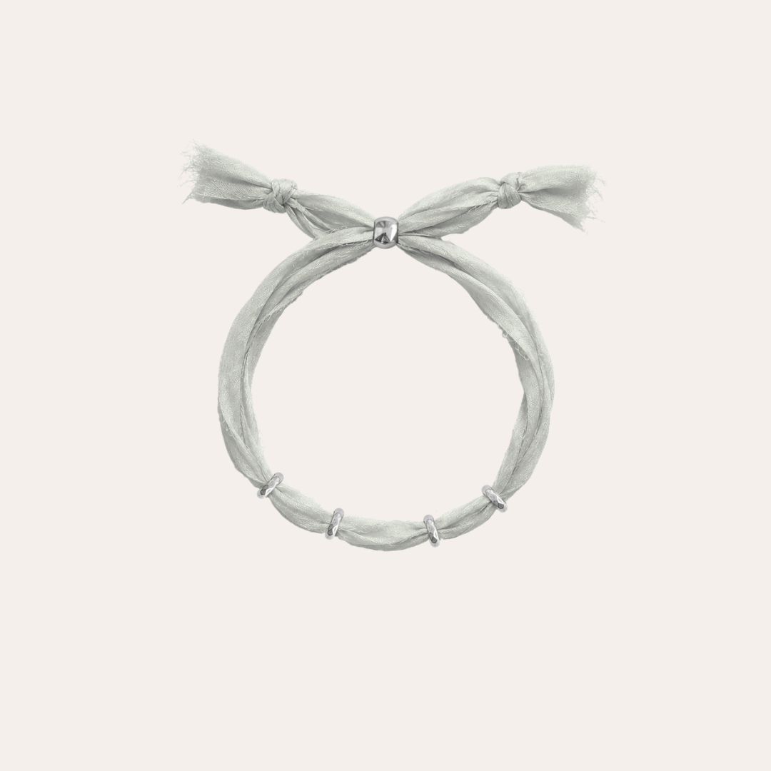 heylove PULSERAS PULSERA SEDA PARA PERSONALIZAR ZEN BLUE