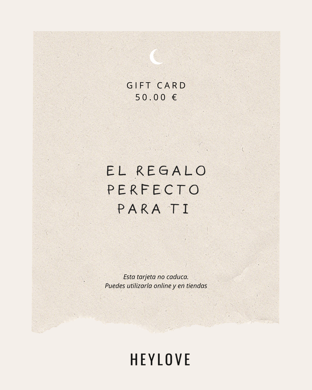 heylove TARJETA REGALO TARJETA REGALO