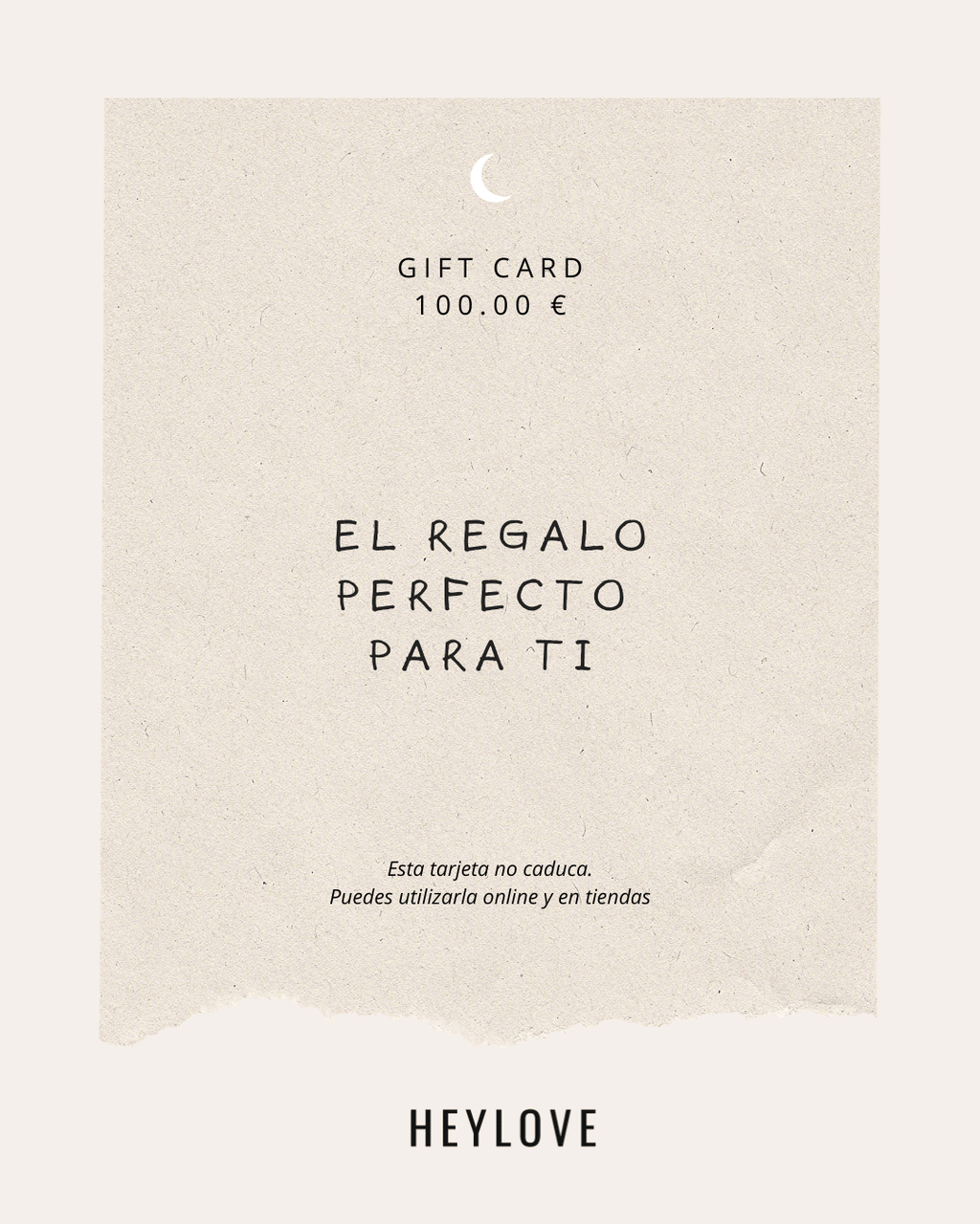 heylove TARJETA REGALO TARJETA REGALO
