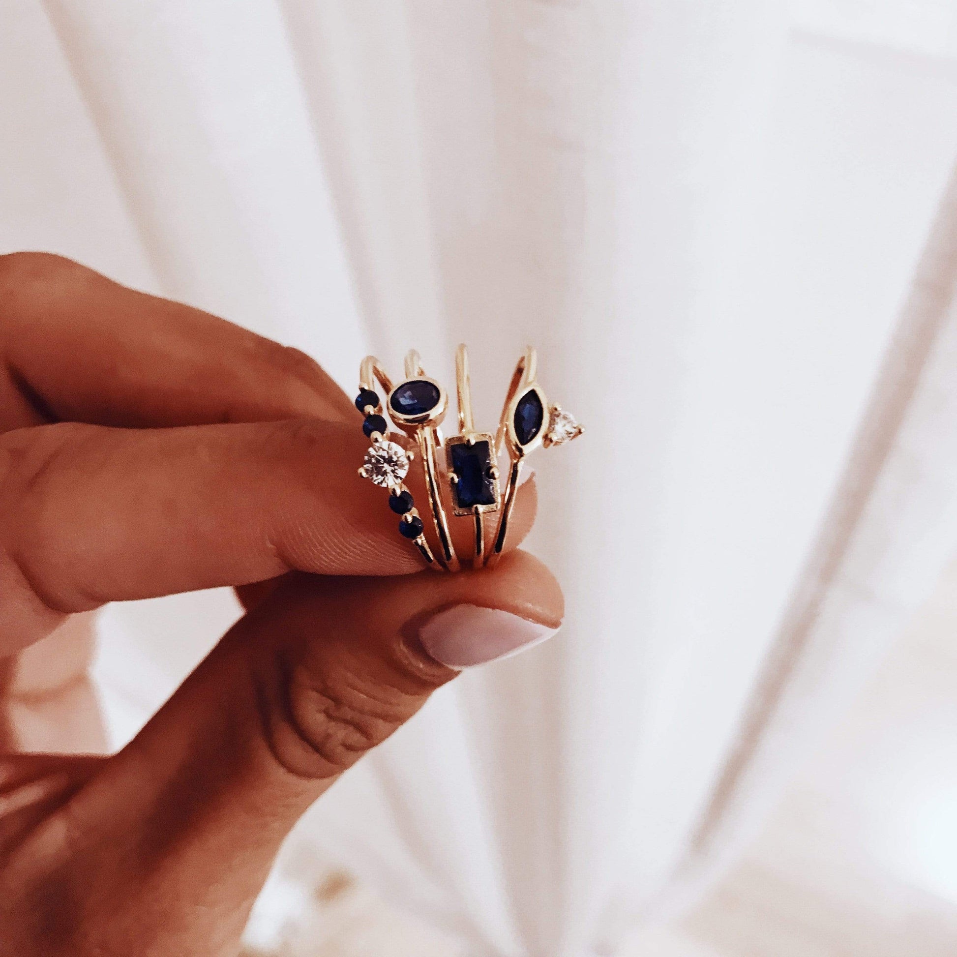 LAST CHANCEheyloveAnillo double eye blue | heylove