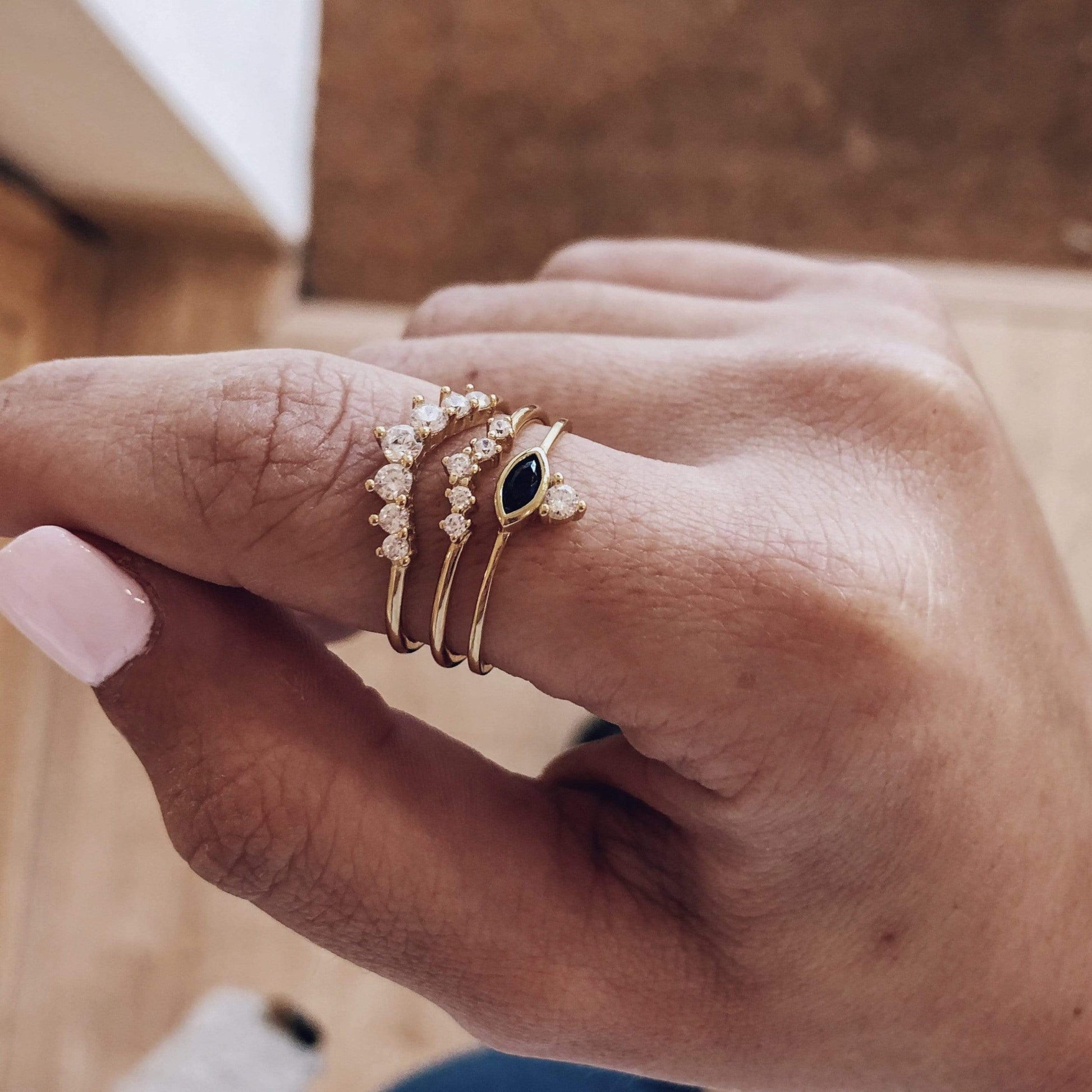 LAST CHANCEheyloveAnillo double eye blue | heylove