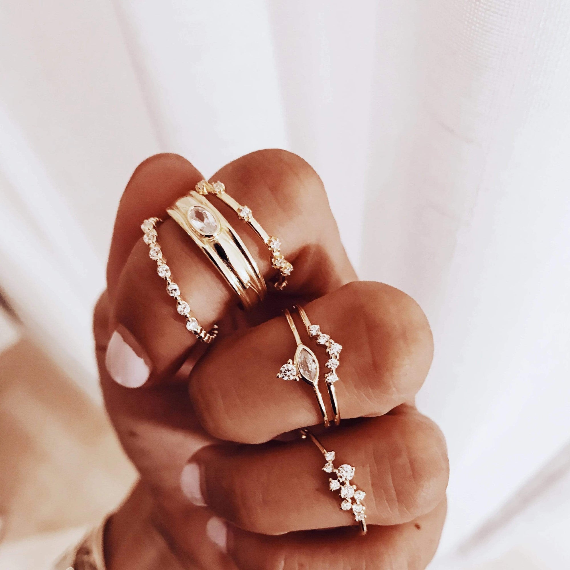 LAST CHANCEheyloveAnillo double eye white | heylove
