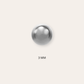 heylove BOLA 3 MM PLATA
