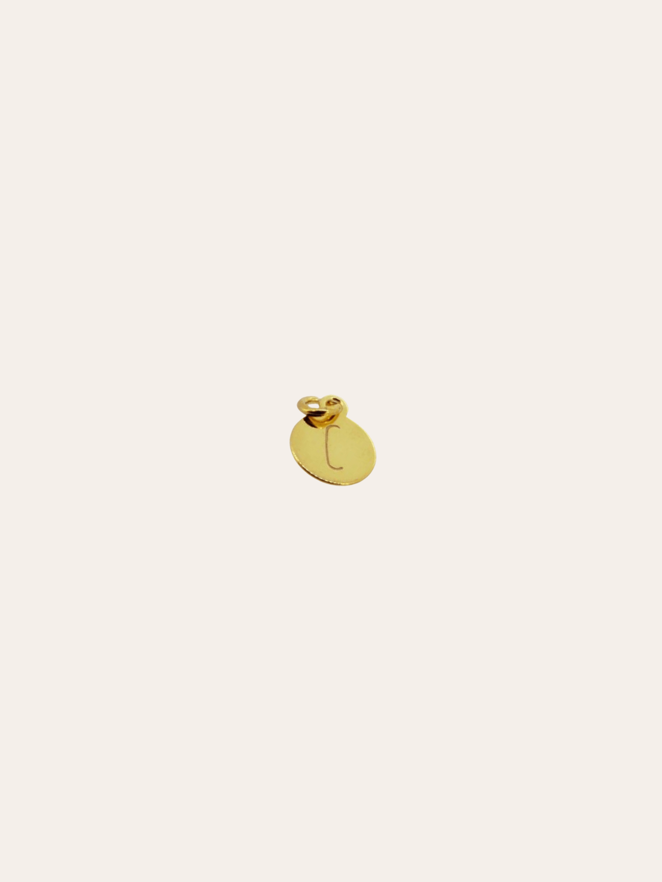 CHARMheyloveInicial de plata bañada en oro | heylove