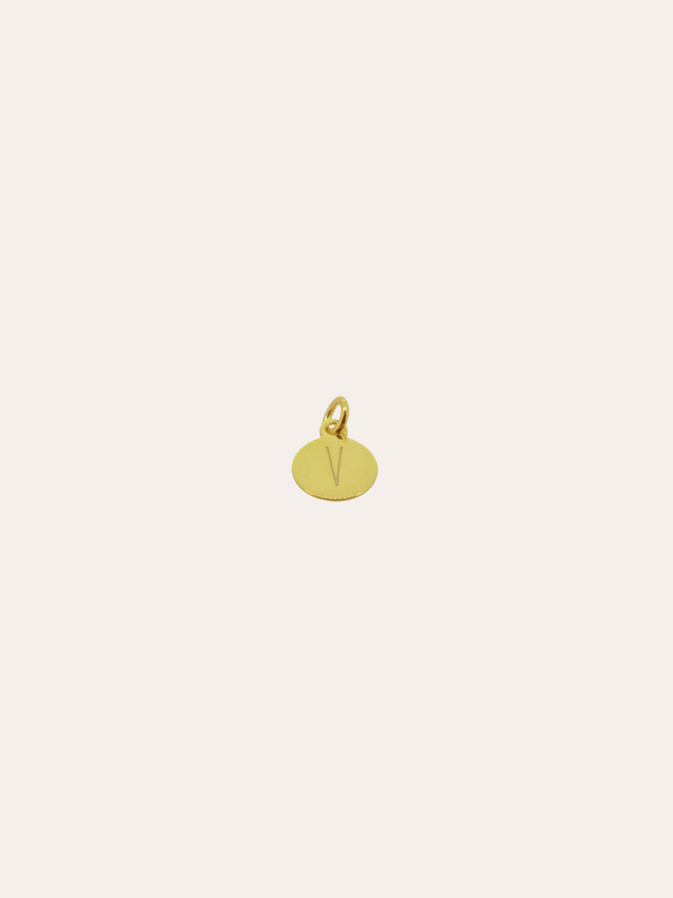 CHARMheyloveInicial de plata bañada en oro | heylove