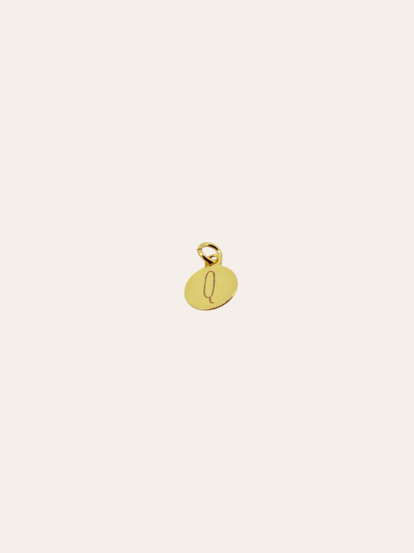 CHARMheyloveInicial de plata bañada en oro | heylove