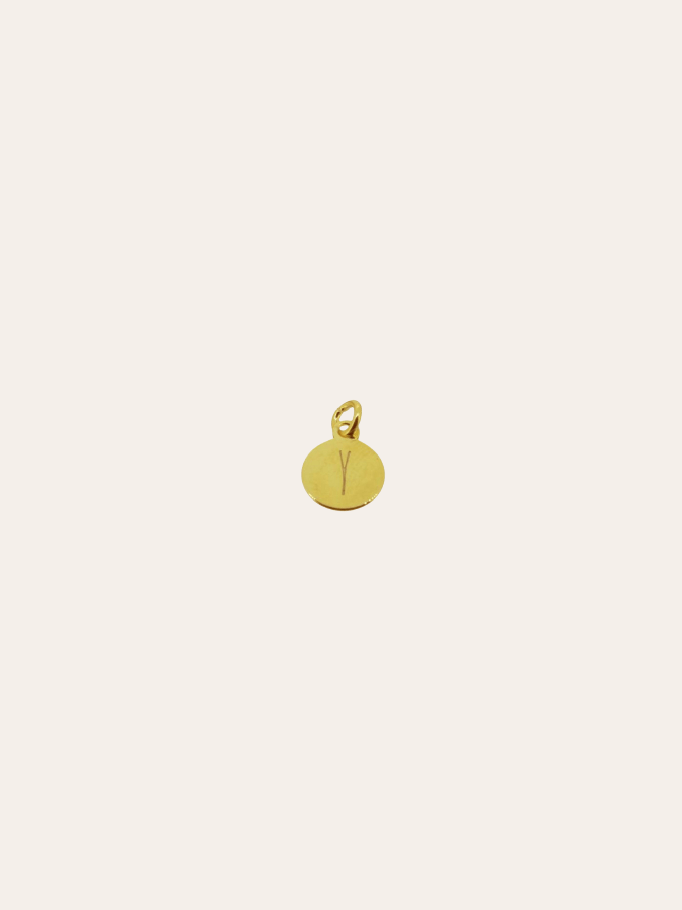 CHARMheyloveInicial de plata bañada en oro | heylove