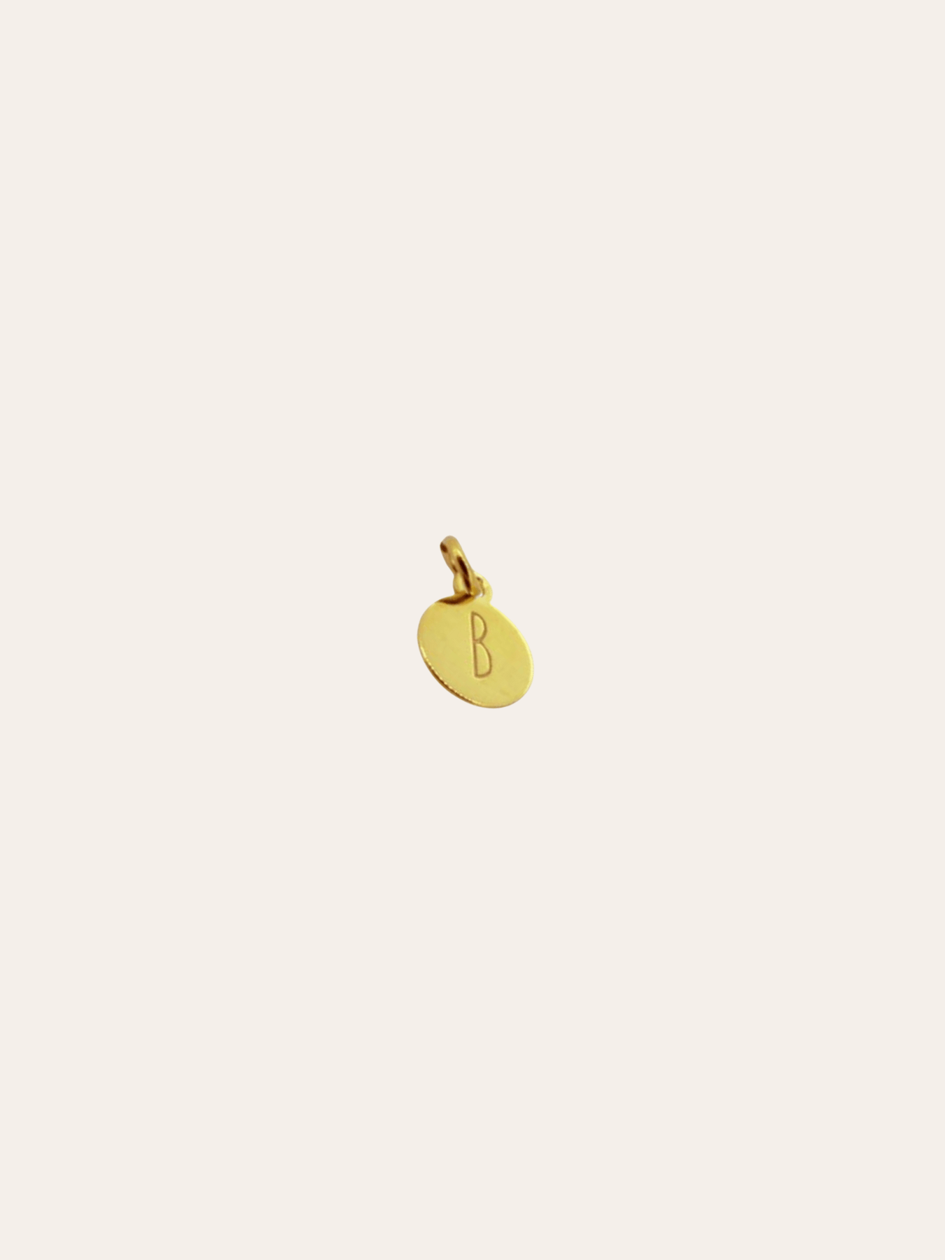 CHARMheyloveInicial de plata bañada en oro | heylove