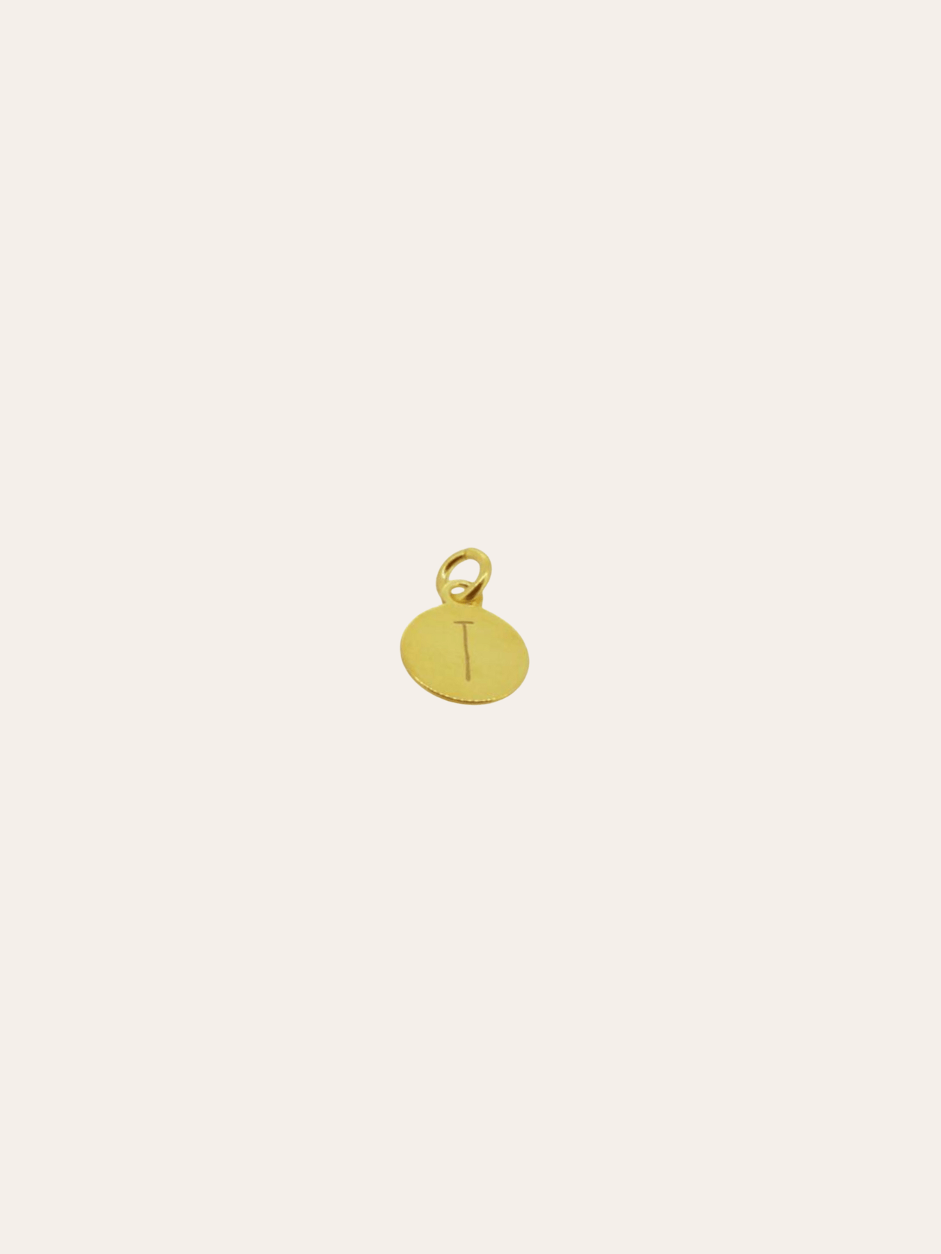 CHARMheyloveInicial de plata bañada en oro | heylove