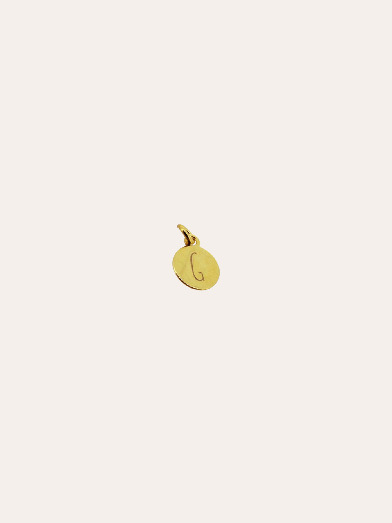 CHARMheyloveInicial de plata bañada en oro | heylove