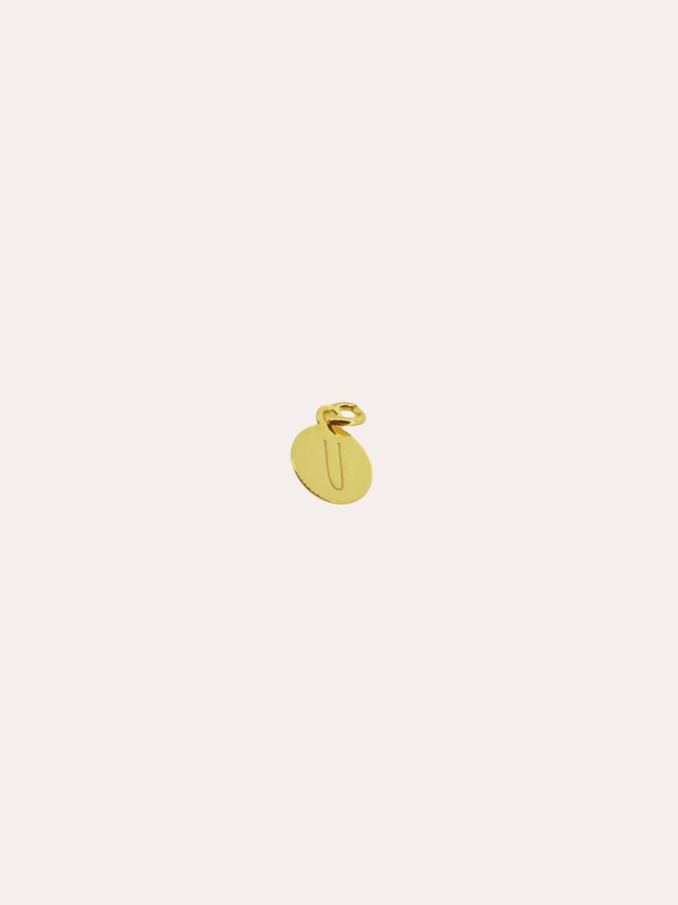 CHARMheyloveInicial de plata bañada en oro | heylove
