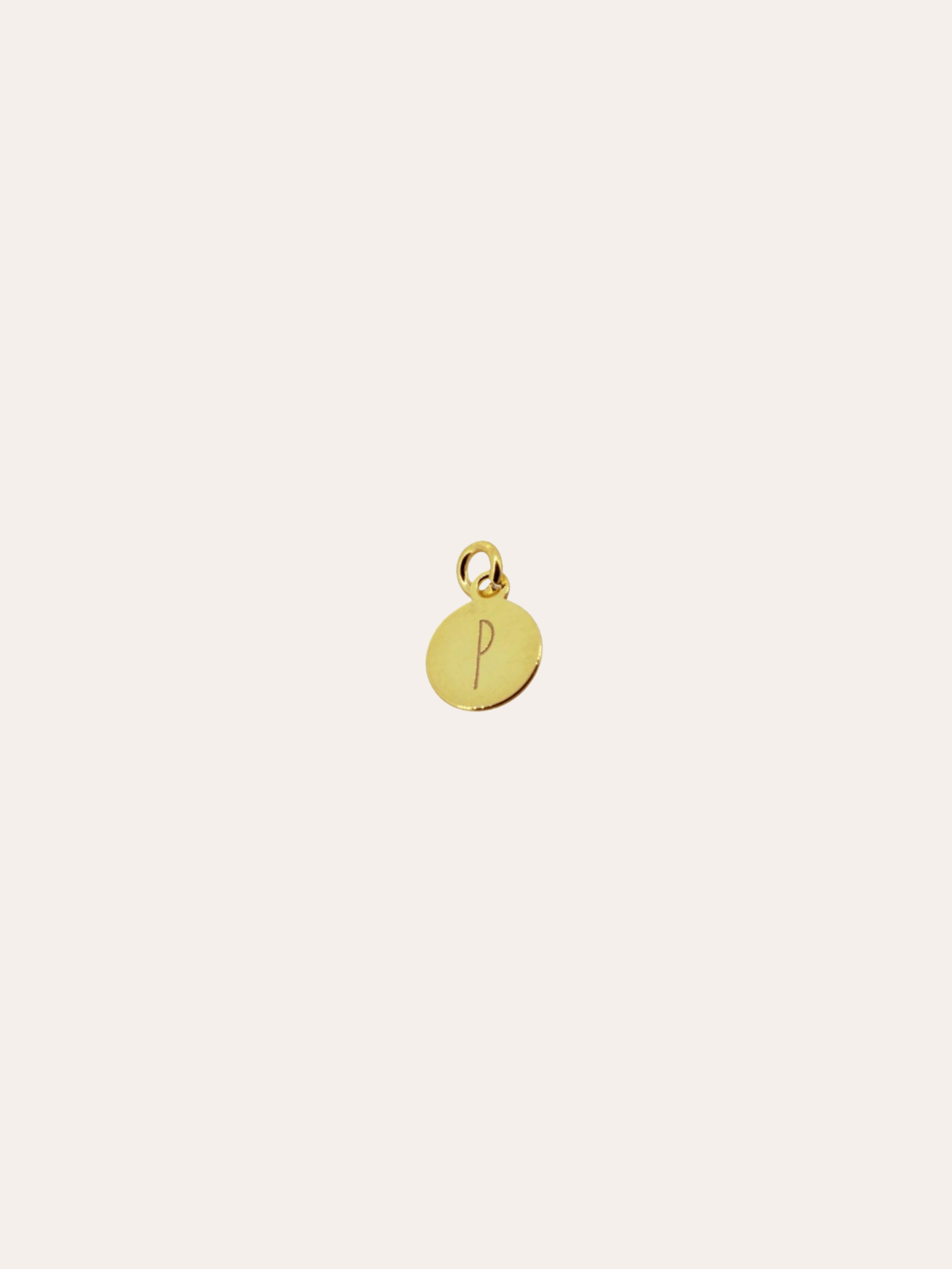 CHARMheyloveInicial de plata bañada en oro | heylove